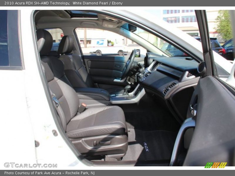 White Diamond Pearl / Ebony 2010 Acura RDX SH-AWD Technology