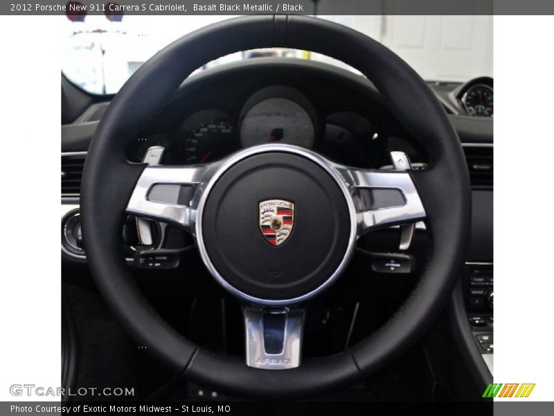  2012 New 911 Carrera S Cabriolet Steering Wheel