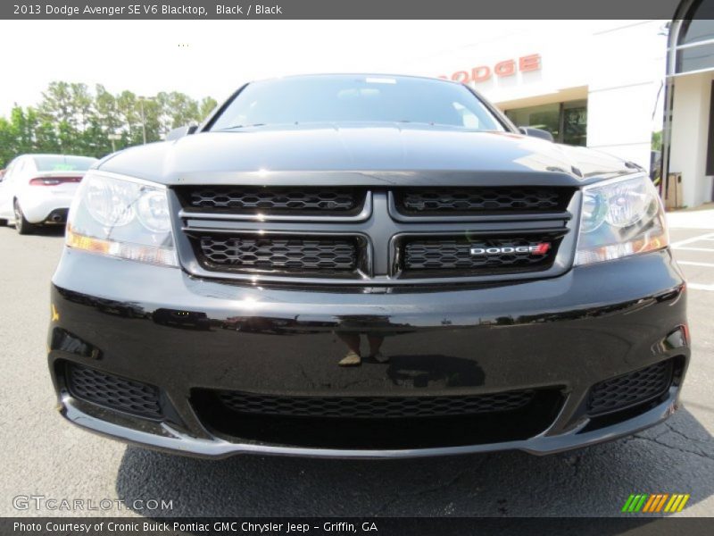 Black / Black 2013 Dodge Avenger SE V6 Blacktop