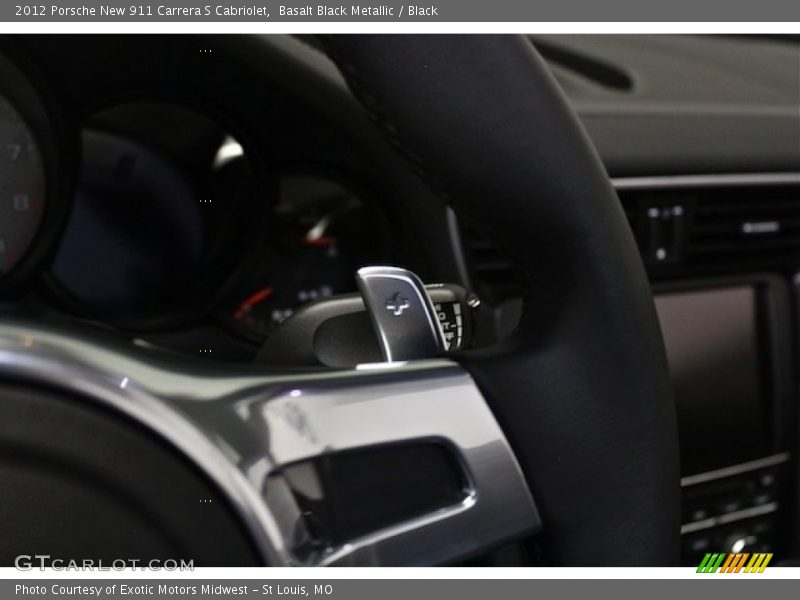 Basalt Black Metallic / Black 2012 Porsche New 911 Carrera S Cabriolet