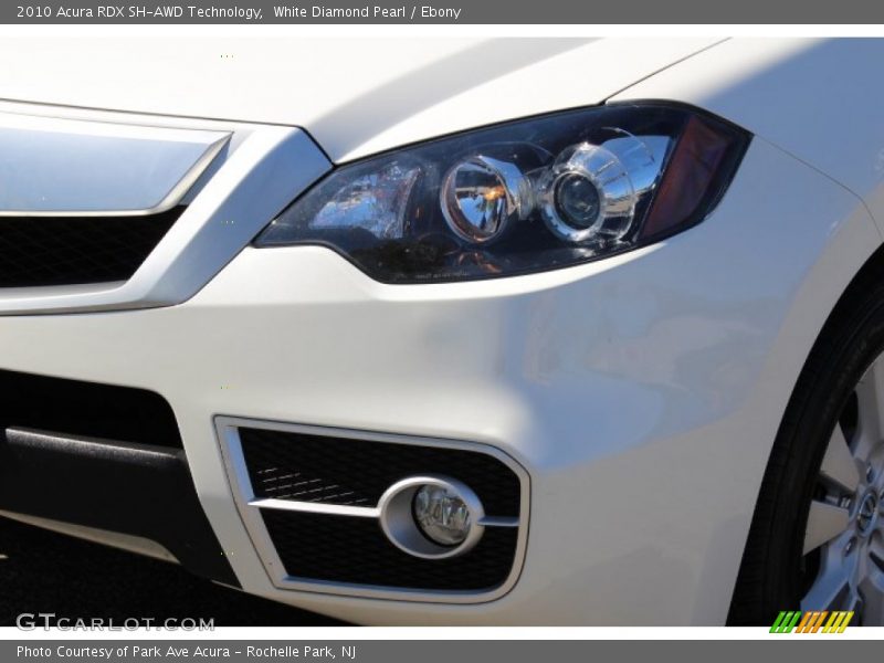 White Diamond Pearl / Ebony 2010 Acura RDX SH-AWD Technology