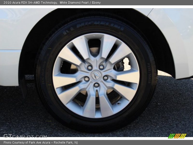 White Diamond Pearl / Ebony 2010 Acura RDX SH-AWD Technology