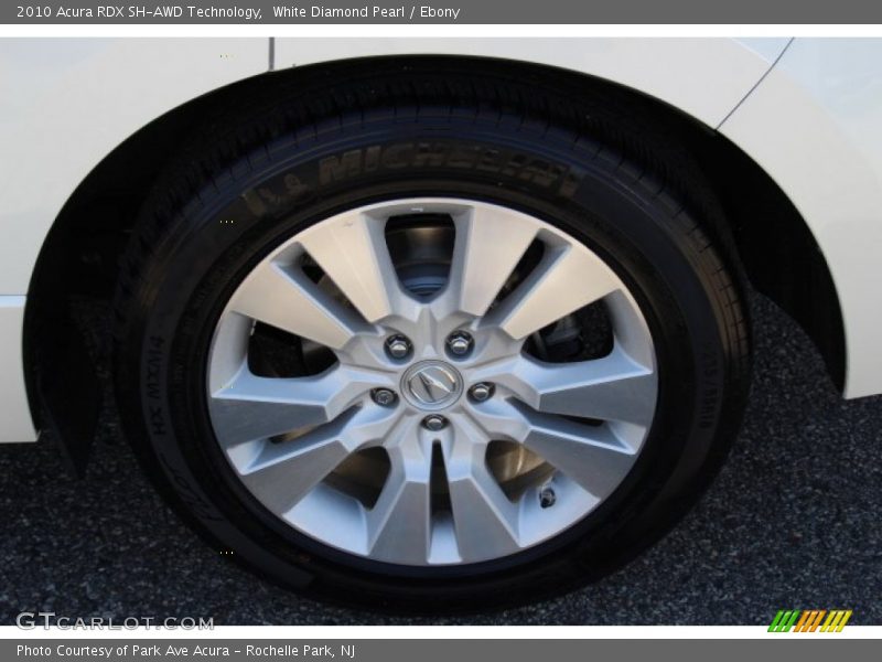 White Diamond Pearl / Ebony 2010 Acura RDX SH-AWD Technology