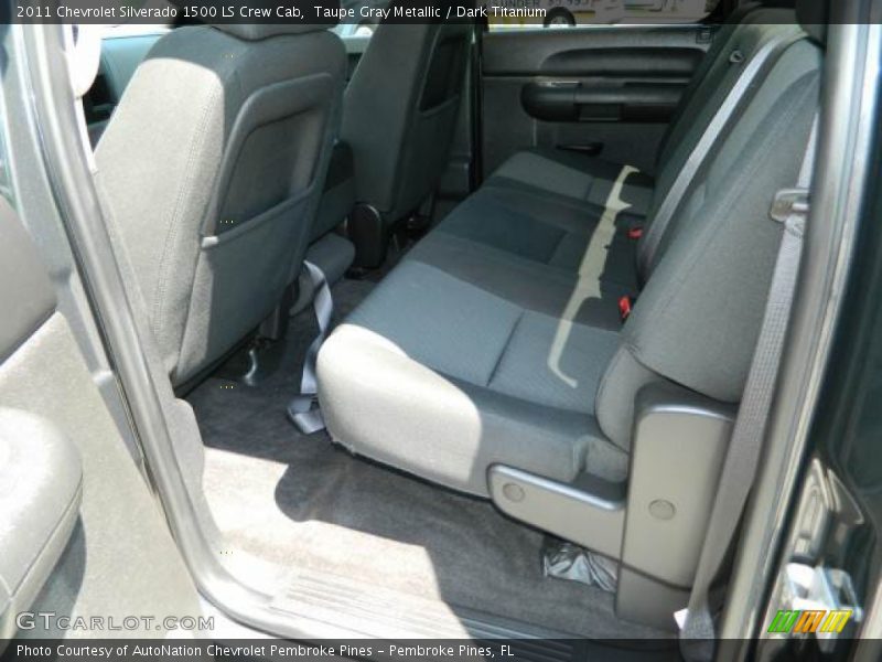 Taupe Gray Metallic / Dark Titanium 2011 Chevrolet Silverado 1500 LS Crew Cab