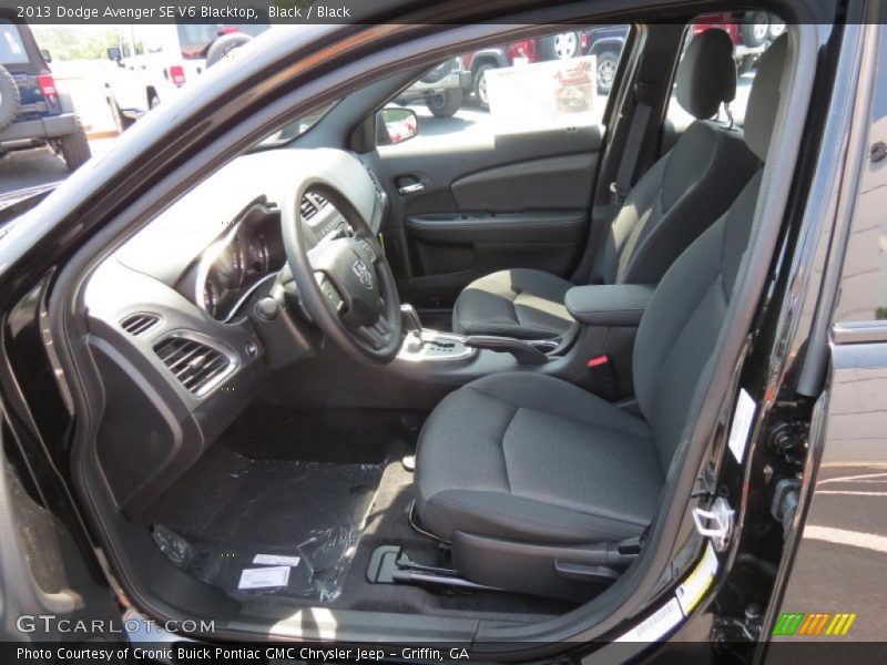 Black / Black 2013 Dodge Avenger SE V6 Blacktop