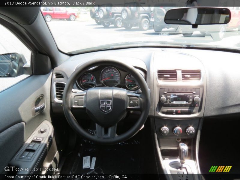 Black / Black 2013 Dodge Avenger SE V6 Blacktop