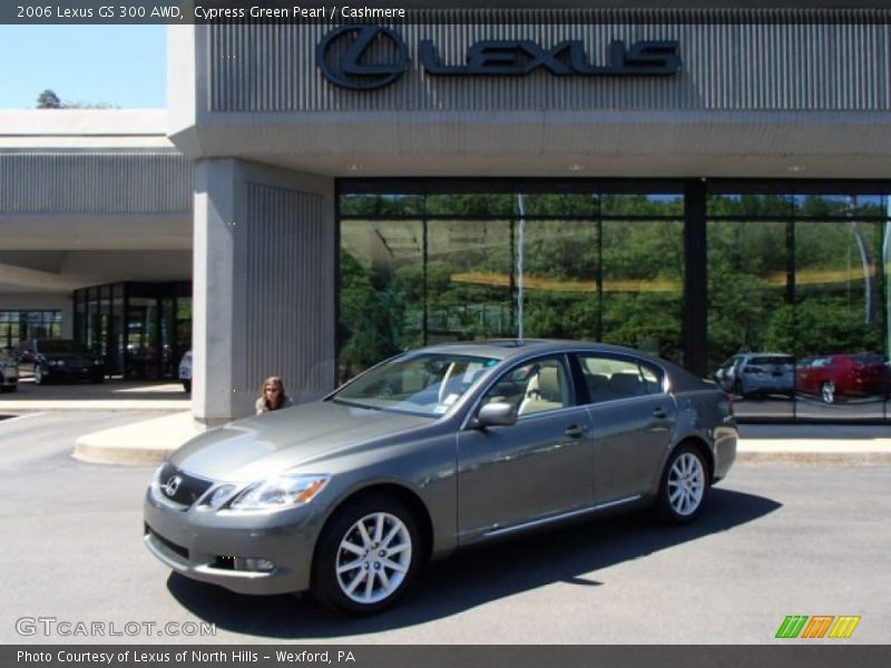 Cypress Green Pearl / Cashmere 2006 Lexus GS 300 AWD