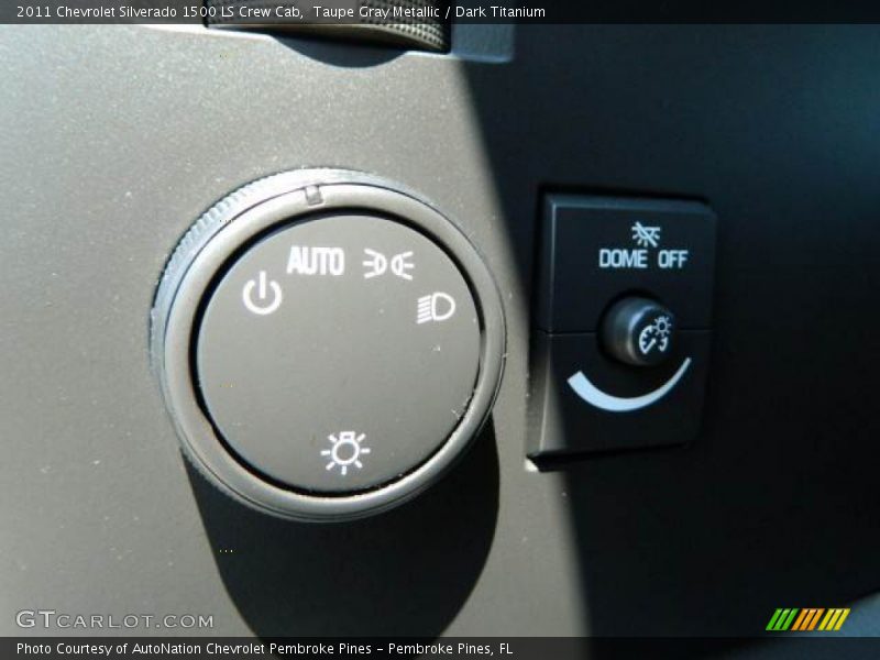 Taupe Gray Metallic / Dark Titanium 2011 Chevrolet Silverado 1500 LS Crew Cab