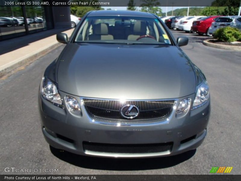 Cypress Green Pearl / Cashmere 2006 Lexus GS 300 AWD