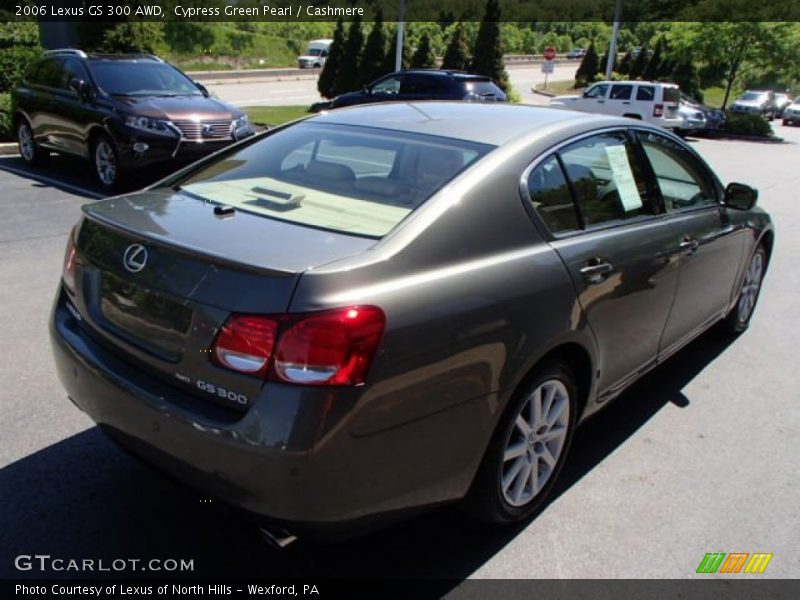 Cypress Green Pearl / Cashmere 2006 Lexus GS 300 AWD