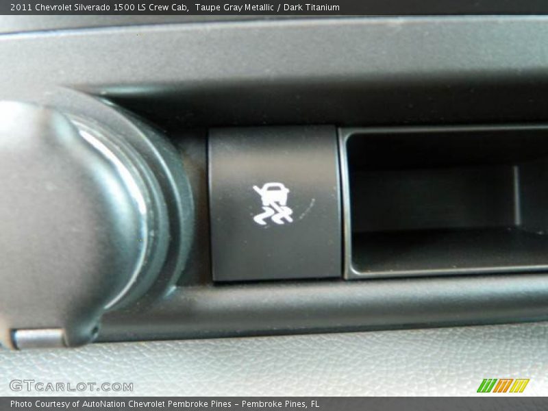 Taupe Gray Metallic / Dark Titanium 2011 Chevrolet Silverado 1500 LS Crew Cab