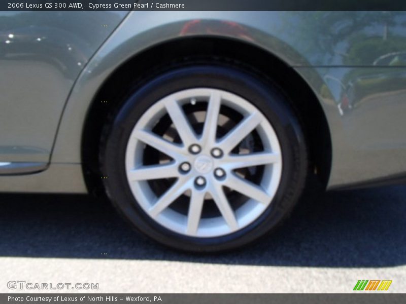 Cypress Green Pearl / Cashmere 2006 Lexus GS 300 AWD