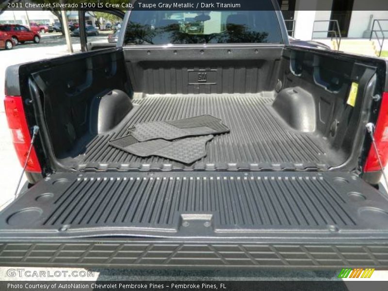 Taupe Gray Metallic / Dark Titanium 2011 Chevrolet Silverado 1500 LS Crew Cab