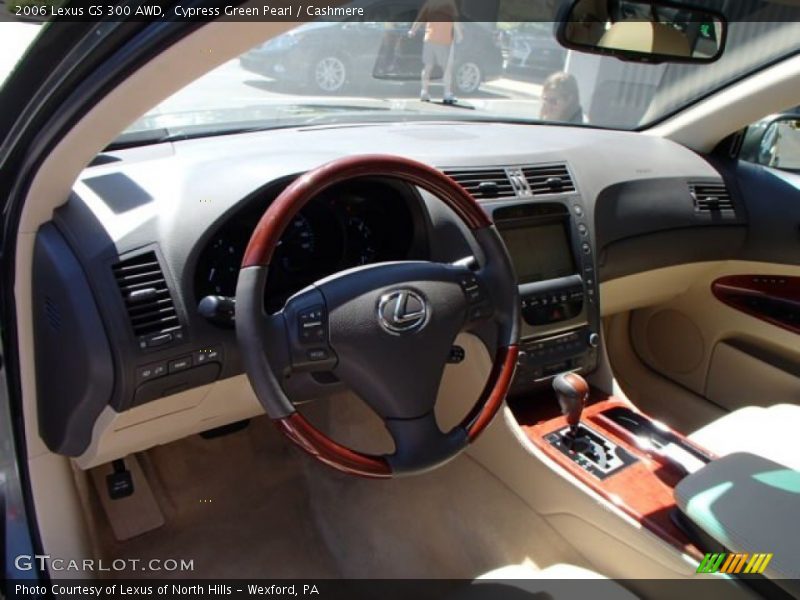 Cypress Green Pearl / Cashmere 2006 Lexus GS 300 AWD