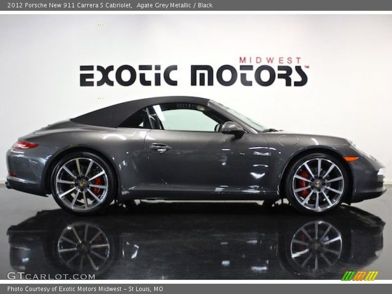 Agate Grey Metallic / Black 2012 Porsche New 911 Carrera S Cabriolet