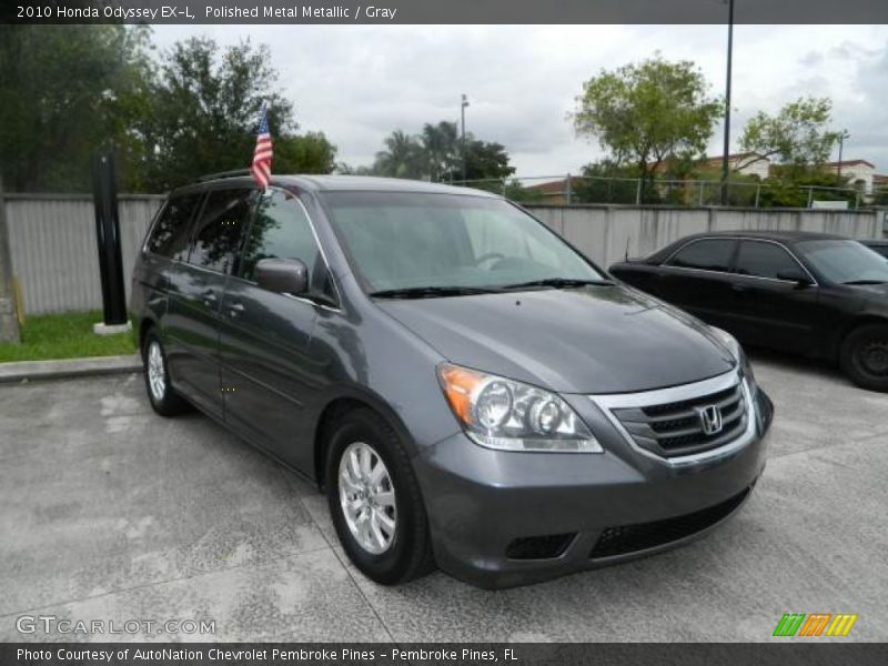 Polished Metal Metallic / Gray 2010 Honda Odyssey EX-L