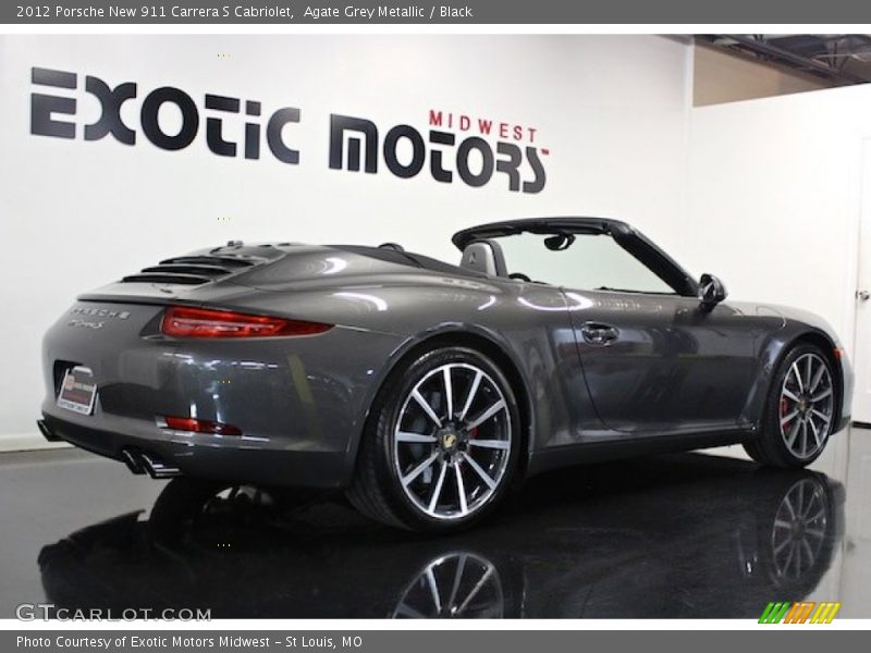 Agate Grey Metallic / Black 2012 Porsche New 911 Carrera S Cabriolet