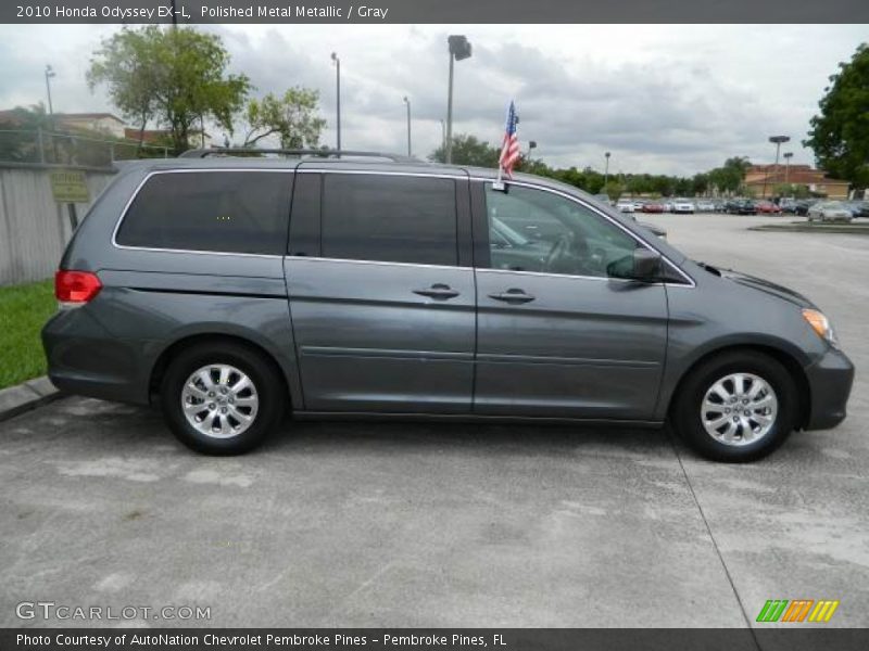 Polished Metal Metallic / Gray 2010 Honda Odyssey EX-L