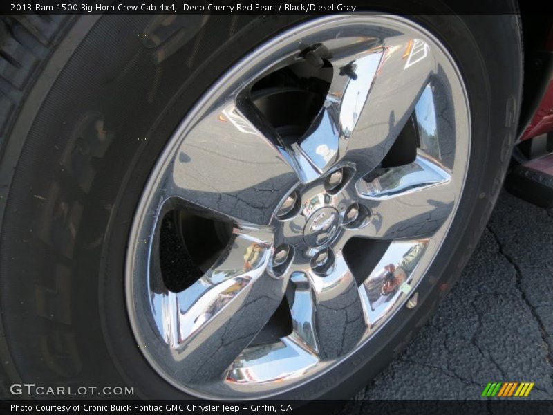 Deep Cherry Red Pearl / Black/Diesel Gray 2013 Ram 1500 Big Horn Crew Cab 4x4