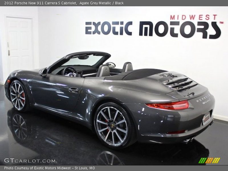 Agate Grey Metallic / Black 2012 Porsche New 911 Carrera S Cabriolet