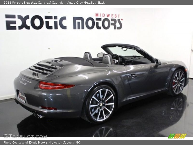 Agate Grey Metallic / Black 2012 Porsche New 911 Carrera S Cabriolet