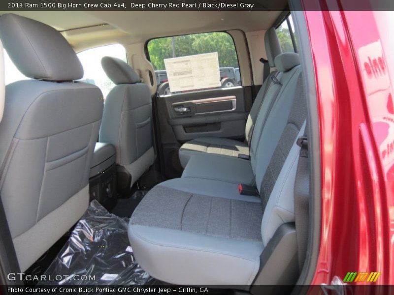 Deep Cherry Red Pearl / Black/Diesel Gray 2013 Ram 1500 Big Horn Crew Cab 4x4