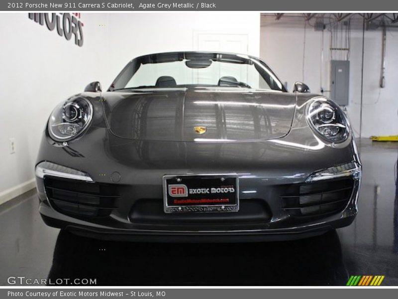 Agate Grey Metallic / Black 2012 Porsche New 911 Carrera S Cabriolet