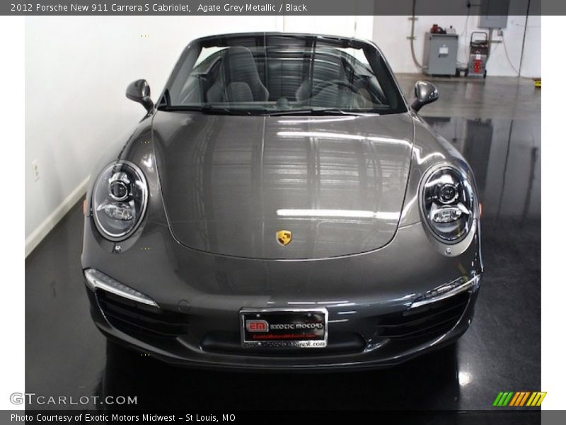 Agate Grey Metallic / Black 2012 Porsche New 911 Carrera S Cabriolet