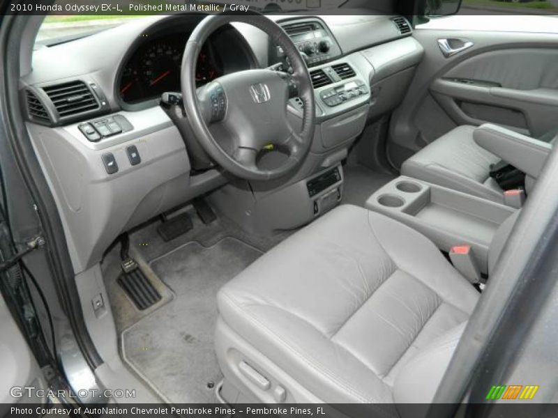 Polished Metal Metallic / Gray 2010 Honda Odyssey EX-L