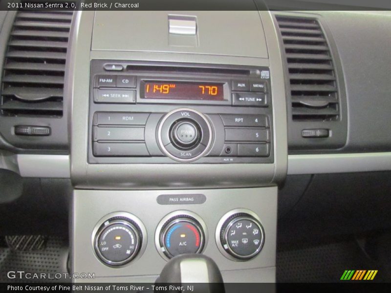 Red Brick / Charcoal 2011 Nissan Sentra 2.0