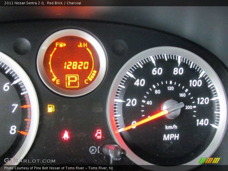 Red Brick / Charcoal 2011 Nissan Sentra 2.0