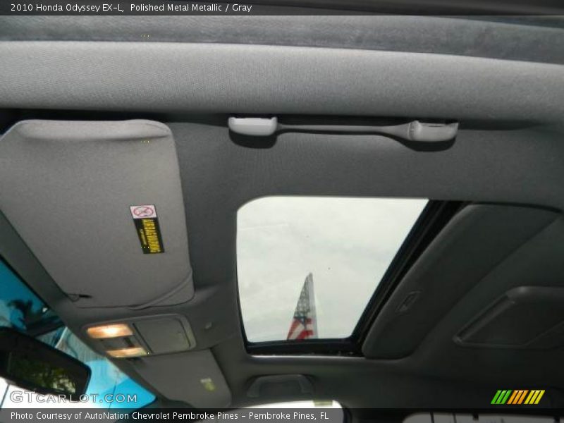 Polished Metal Metallic / Gray 2010 Honda Odyssey EX-L