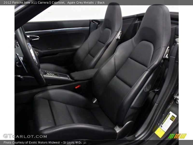 Front Seat of 2012 New 911 Carrera S Cabriolet