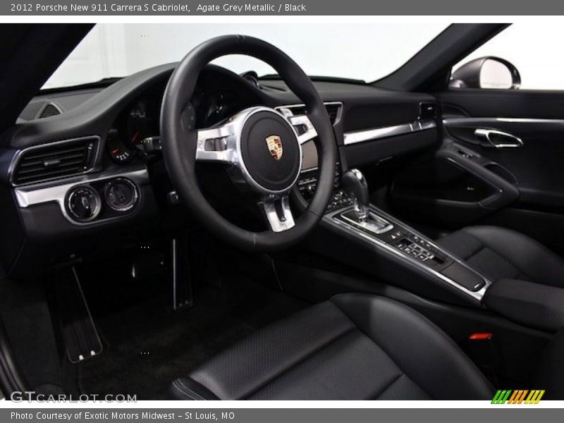  2012 New 911 Carrera S Cabriolet Black Interior