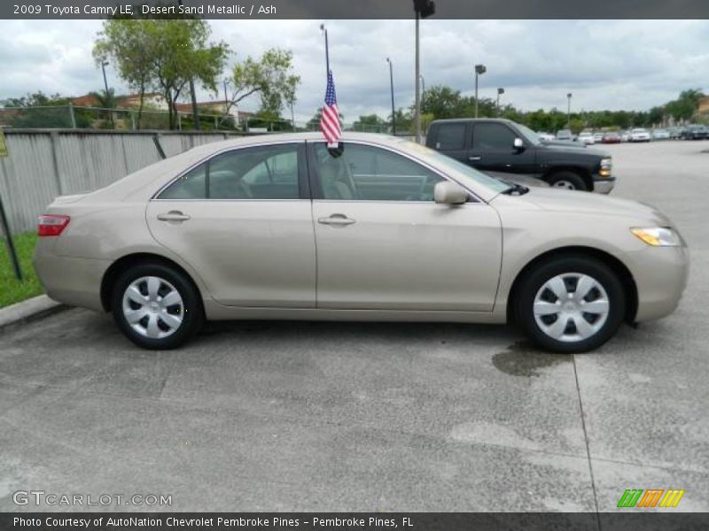 Desert Sand Metallic / Ash 2009 Toyota Camry LE