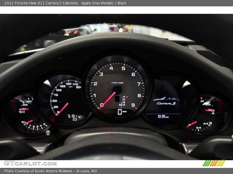  2012 New 911 Carrera S Cabriolet Carrera S Cabriolet Gauges