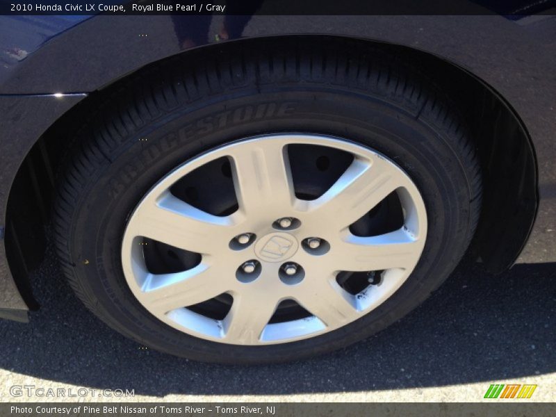 Royal Blue Pearl / Gray 2010 Honda Civic LX Coupe
