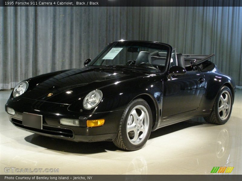 Black / Black 1995 Porsche 911 Carrera 4 Cabriolet