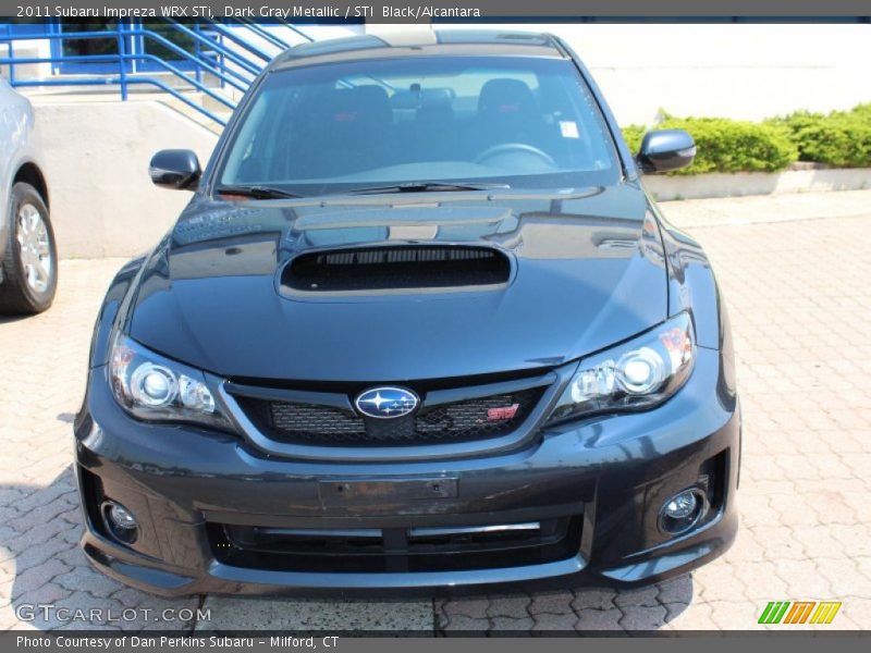 Dark Gray Metallic / STI  Black/Alcantara 2011 Subaru Impreza WRX STi