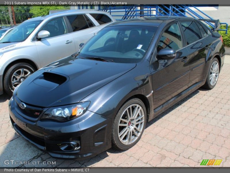 Dark Gray Metallic / STI  Black/Alcantara 2011 Subaru Impreza WRX STi