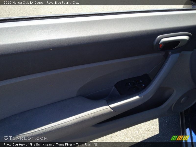 Royal Blue Pearl / Gray 2010 Honda Civic LX Coupe