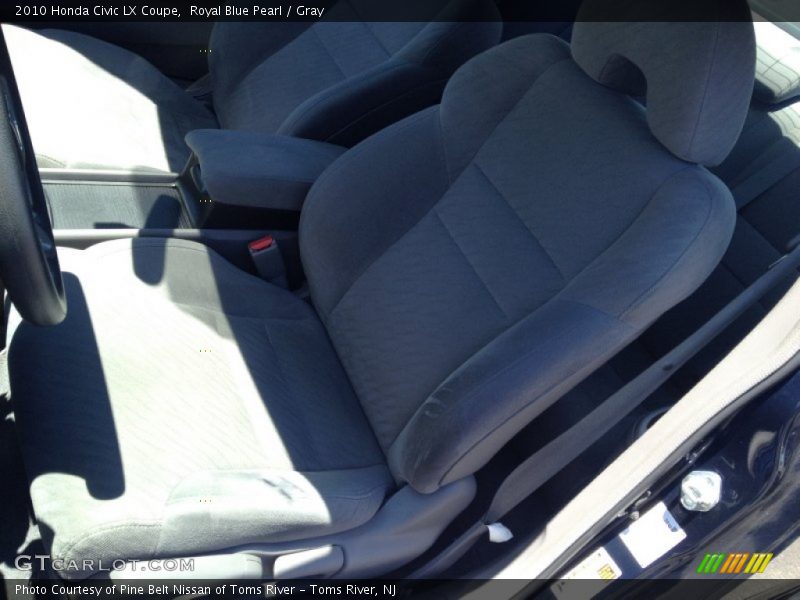 Royal Blue Pearl / Gray 2010 Honda Civic LX Coupe