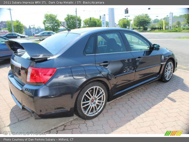Dark Gray Metallic / STI  Black/Alcantara 2011 Subaru Impreza WRX STi