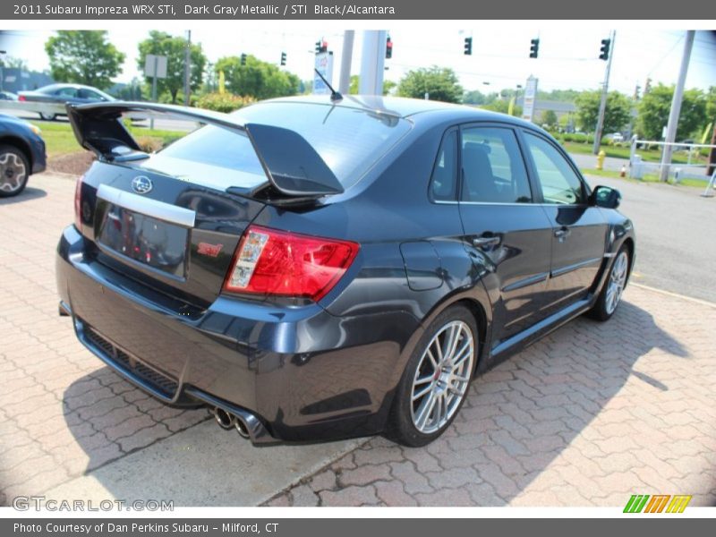 Dark Gray Metallic / STI  Black/Alcantara 2011 Subaru Impreza WRX STi