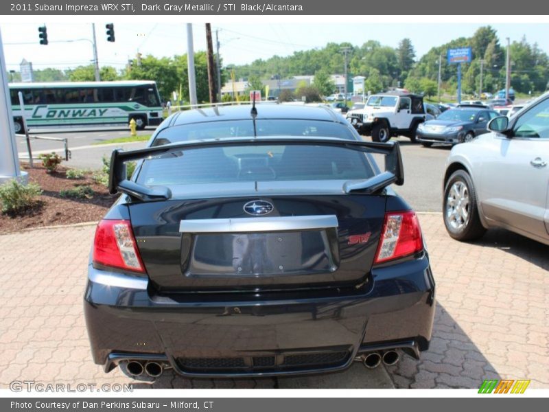Dark Gray Metallic / STI  Black/Alcantara 2011 Subaru Impreza WRX STi