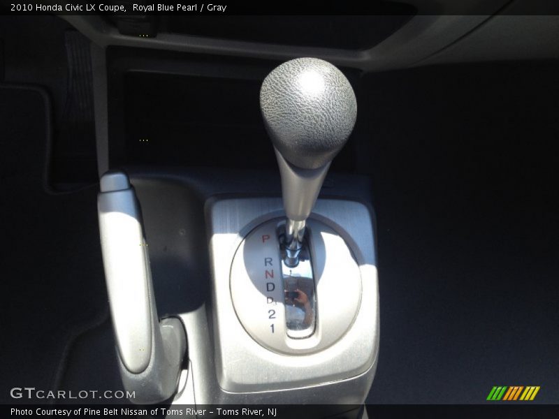 Royal Blue Pearl / Gray 2010 Honda Civic LX Coupe