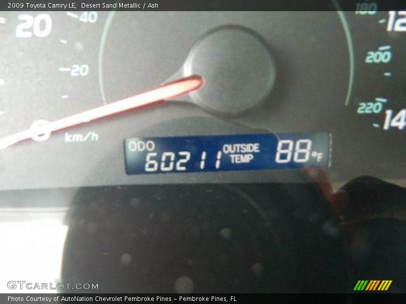 Desert Sand Metallic / Ash 2009 Toyota Camry LE