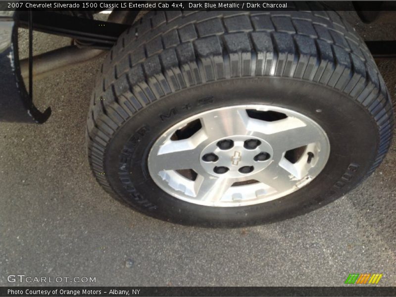 Dark Blue Metallic / Dark Charcoal 2007 Chevrolet Silverado 1500 Classic LS Extended Cab 4x4