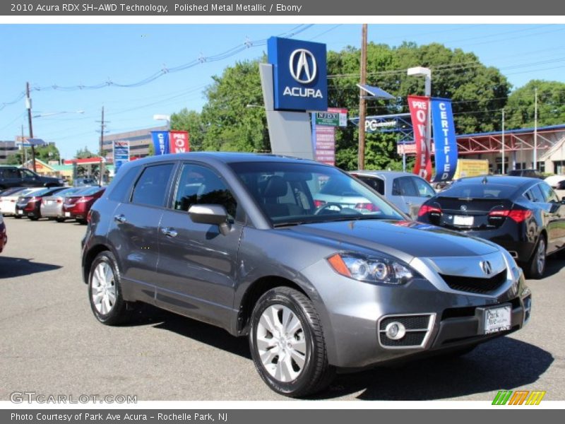 Polished Metal Metallic / Ebony 2010 Acura RDX SH-AWD Technology