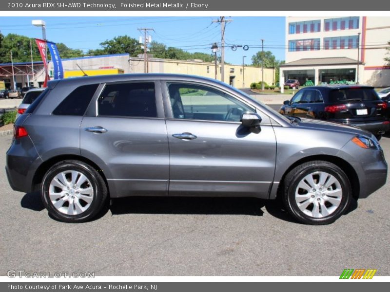 Polished Metal Metallic / Ebony 2010 Acura RDX SH-AWD Technology